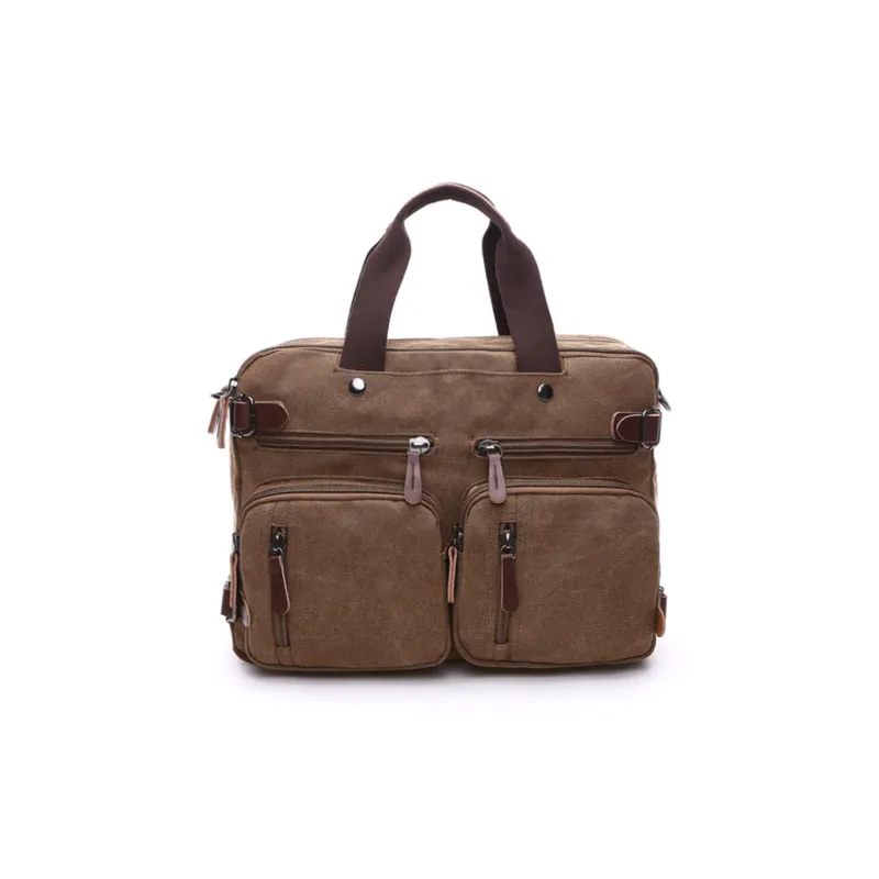 Slazenger Canvas Canvas Bag Shoulder Bag Crossbody Bag Handbag Regular Unisex Black/Gray/Khaki/Dark Blue/Coffee-12