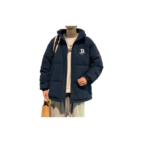 Tonlion Puffer Jackets Men Navy Blue