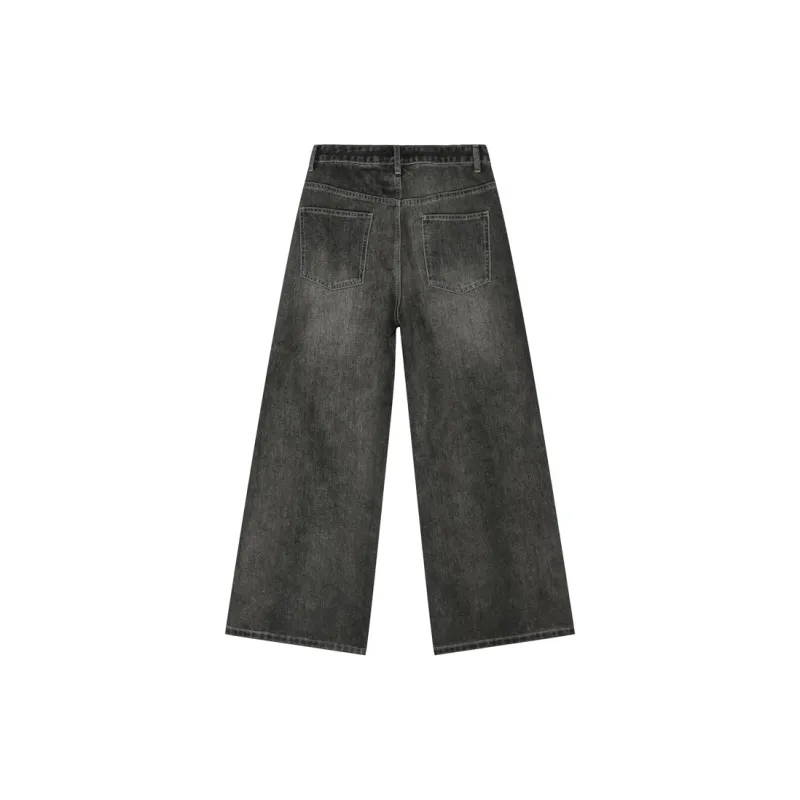 Voguo Relay Jeans Unisex Black Gray-1