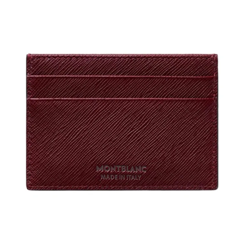 MONTBLANC Cow Leather Card Holder Men's Brown-2
