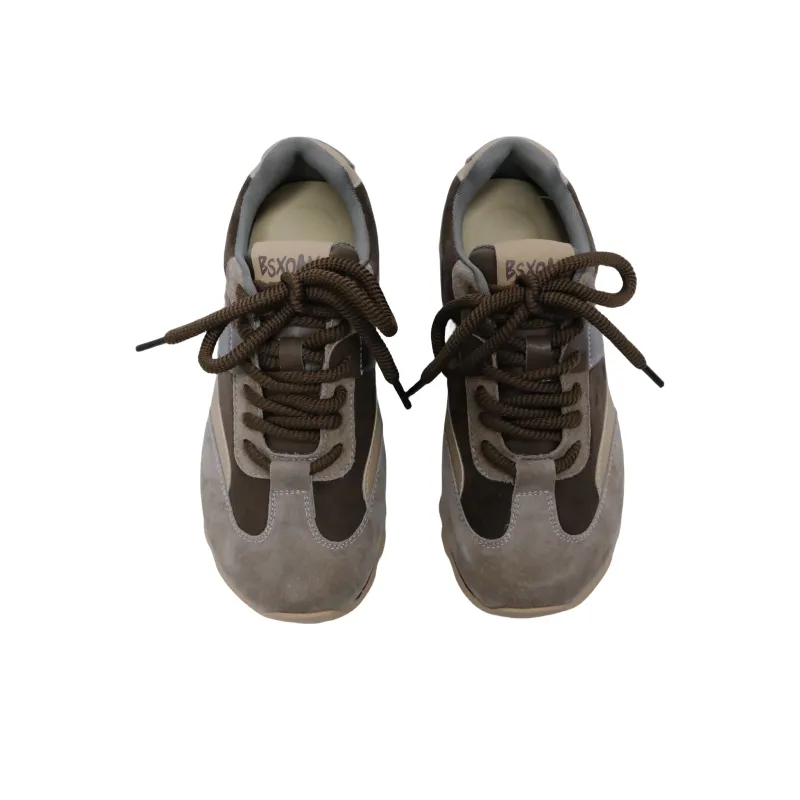 EYGPAP Casual Shoes Women's Low Top Beige-3