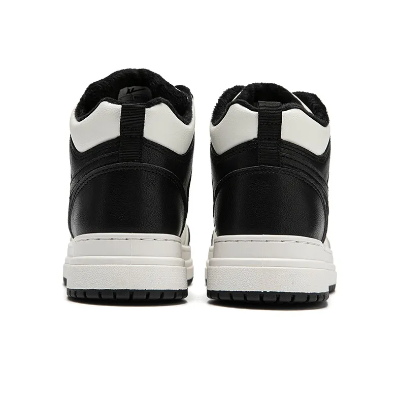 Warrior Thermal Cushioning, Abrasion Resistant, Lightweight High Top Skateboard Shoes Unisex Black-3