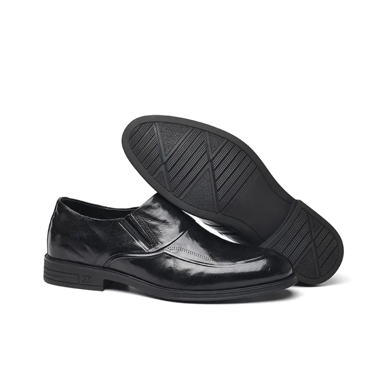 LUOGOKS Dress Shoes Men's Black-4