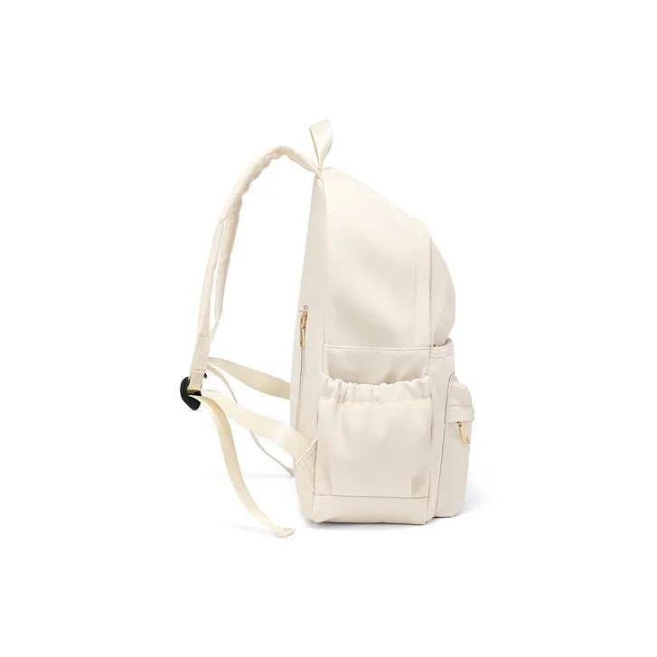 MAKEUP KITTEN Polyester Handbag Backpack Backpack Regular Unisex Ecru-6