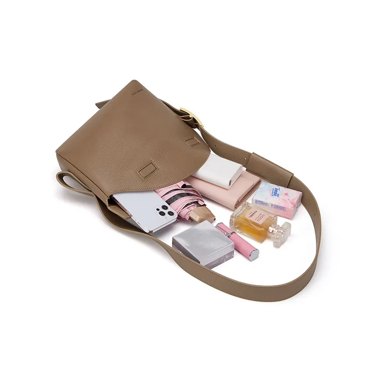 MAKEUP KITTEN Shoulder Bags Milk Tea Coffee-5