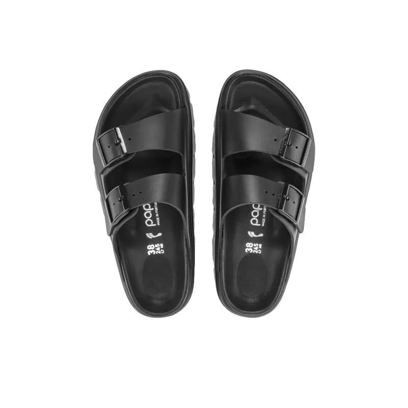 Birkenstock Arizona Chunky Leather Black Narrow Fit Women's-4