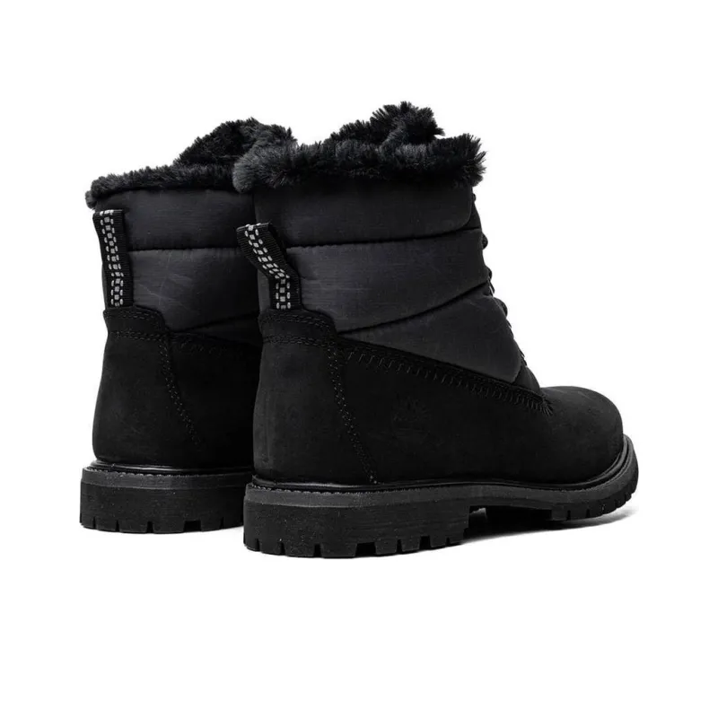 Timberland Women's 6-Inch Puffer Boot 'Black Grey'-2