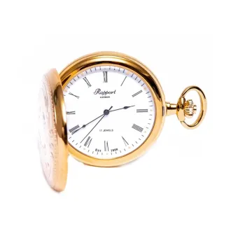 RAPPORT Manual Mechanical Movement PVD Pocket Watch 50mm Unisex White
