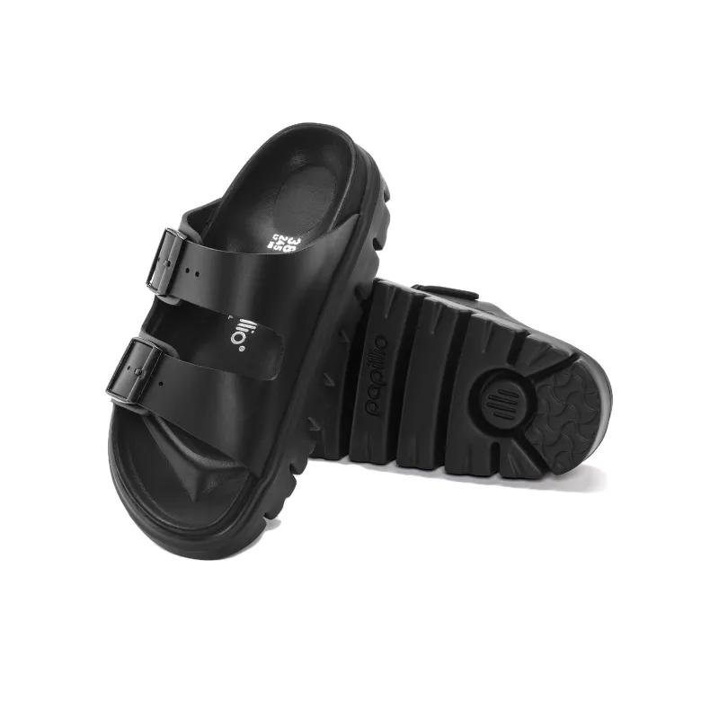 Birkenstock Arizona Chunky Leather Black Narrow Fit Women's-5