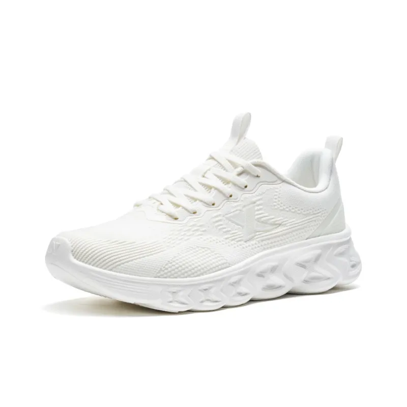 XTEP Anti-Slip And Wear-Resistant Breathable Low-Top Running Shoes Men's Sail White-1