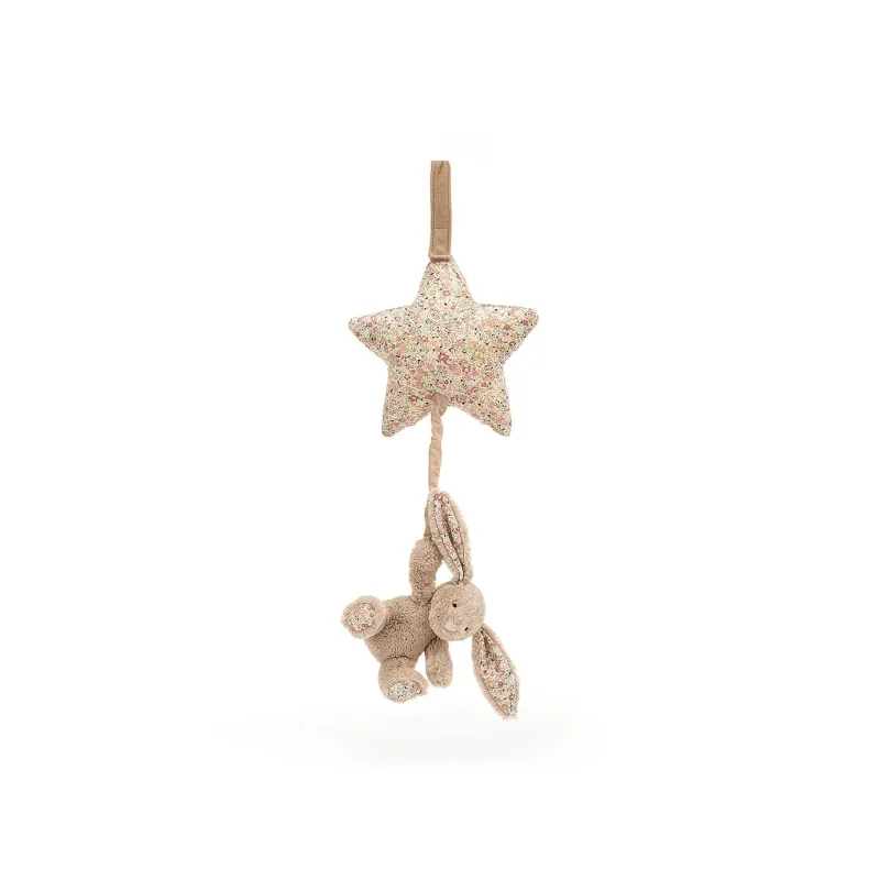 JELLYCAT Blossom Bea Beige Bunny Musical Pull-0