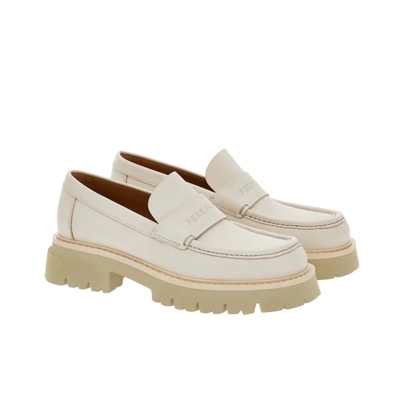 Ferragamo Loafers Men White-1