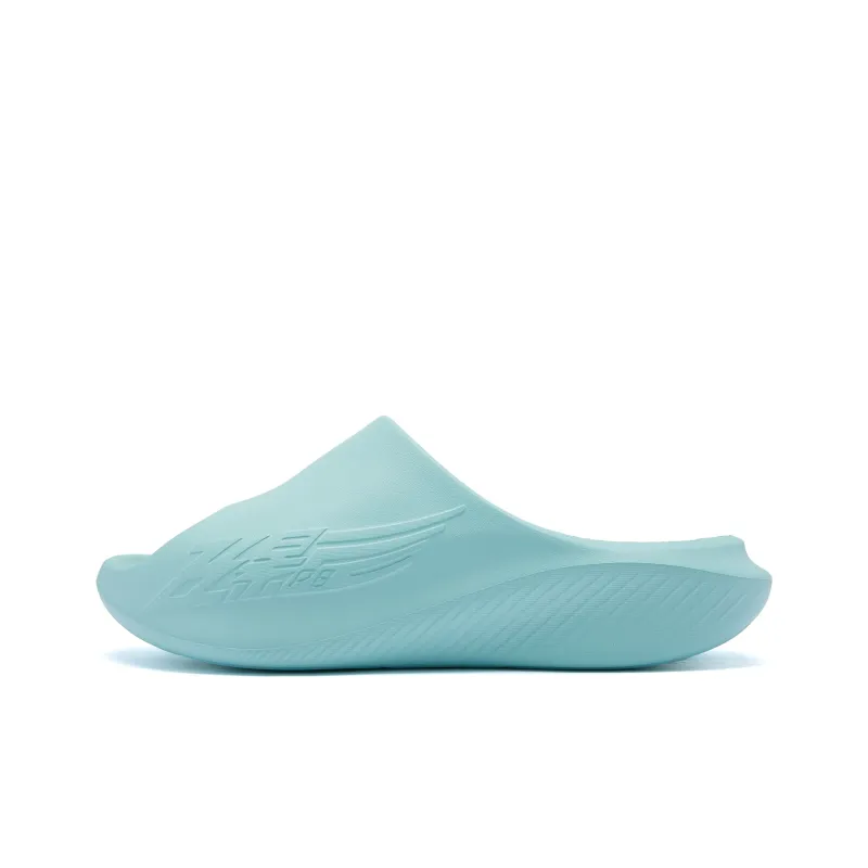 QIAODAN Flying Shadow Slippers 2.0 Quiet Slide Slippers Men's Cyan-0