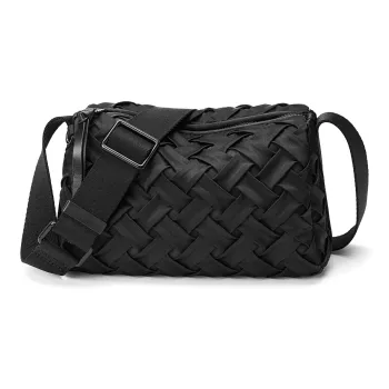 MELLO GOGO Fabric Shoulder Bag Crossbody Bag Regular Women's Black
