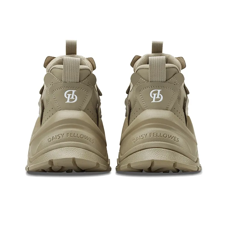 Daisy Fellowes Mango Shoes Low-Top Chunky Sneakers Unisex Raw Coconut Latte Color Scheme-5
