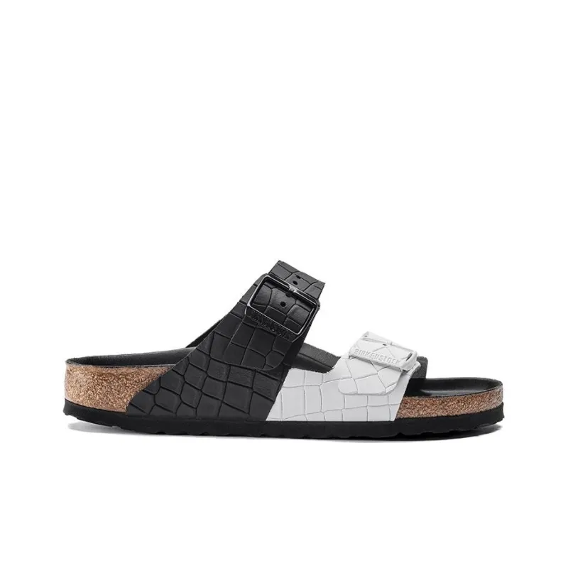 Birkenstock Arizona Slide Slippers Unisex Black Narrow Fit-1