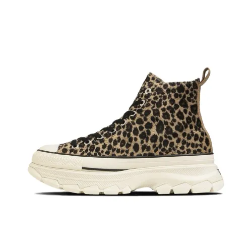 Converse All Star Casual Shoes Unisex High-Top Leopard Print