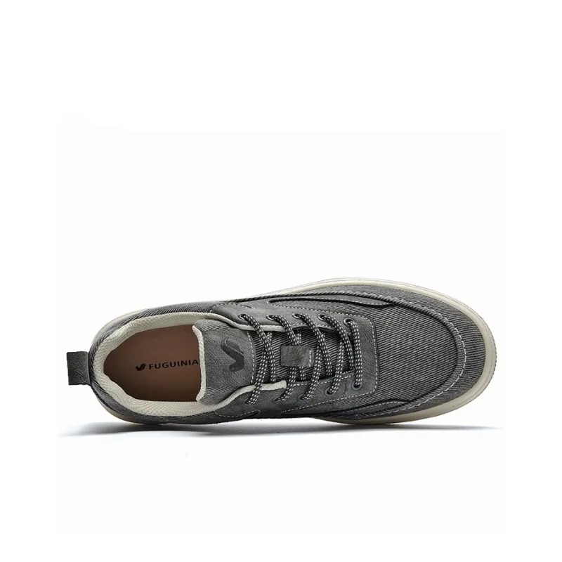 Rich Birds Durable Lightweight And Breathable Low Top Skateboard Shoes Men's Beige Khaki-2