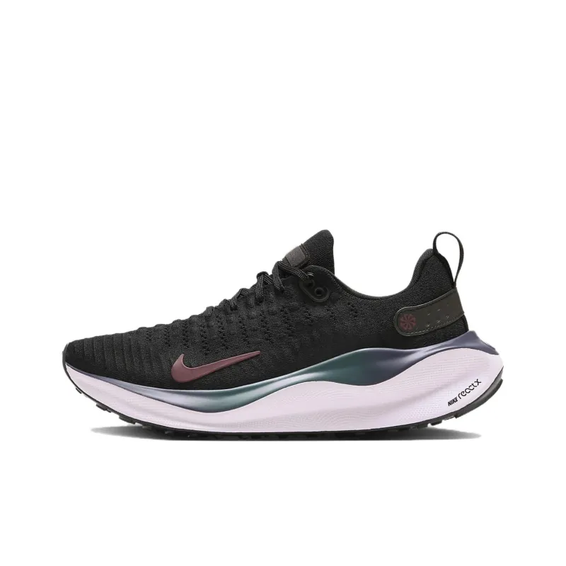Nike React Infinity Run Flyknit 4 'Black Purple' Women's-0