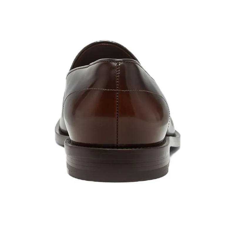FENDI FF-embossed Patent Leather Loafers-4