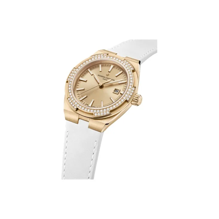 VACHERON CONSTANTIN Overseas Collection Automatic Mechanical Movement Women's Watch Watch 35mm Gold Dial-5