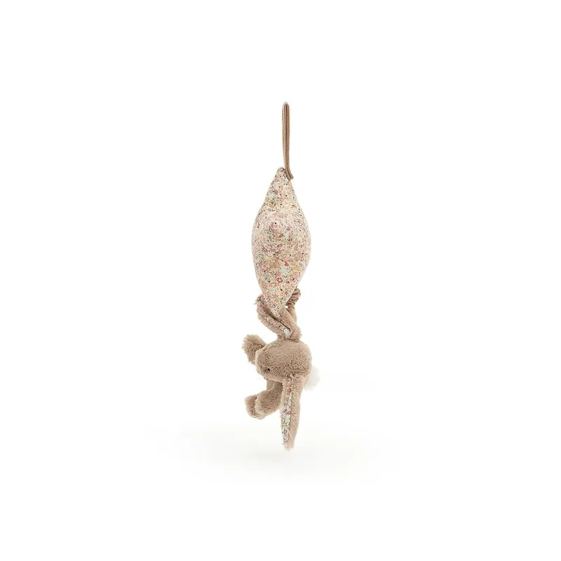 JELLYCAT Blossom Bea Beige Bunny Musical Pull-1