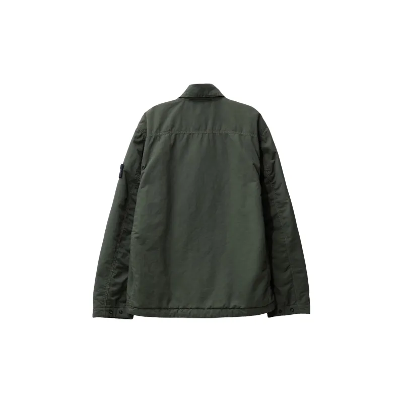 STONE ISLAND Jackets Men Olive Green-1