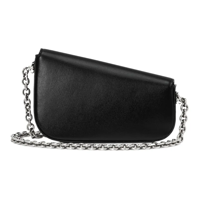GUCCI Horsebit 1955 Recycled Resource Plant Material Handbag, Shoulder Bag Women's Black-2