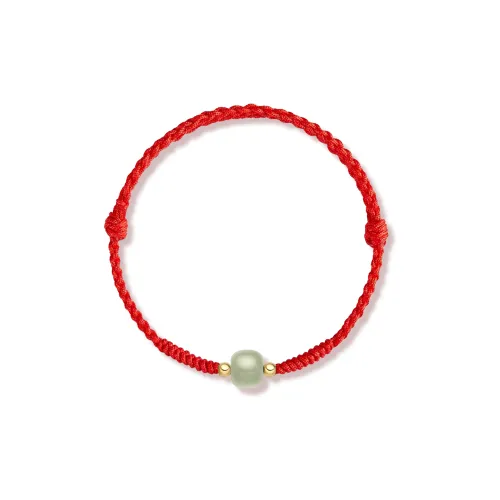 Best Wishes Bean Type Jadeite Bracelets Unisex
