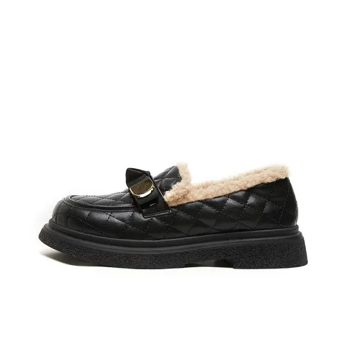 Joy&Mario Loafers Women's Low-Top Black