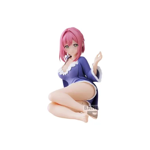 BANPRESTO Super Duper Super Love Your 100 Pcs Girlfriend Relax Time Garden Feather Fragrance Pre Sale Bonus Gifts 11cm