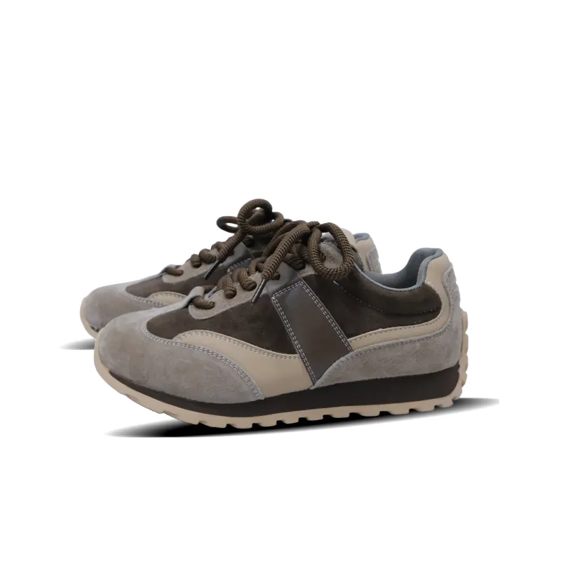 EYGPAP Casual Shoes Women's Low Top Beige-1