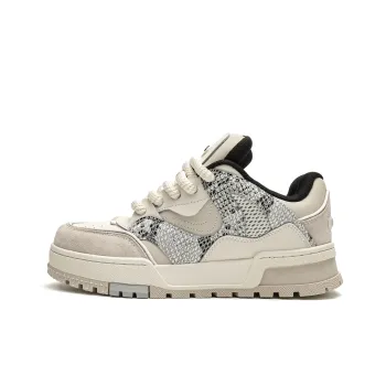 Youthloser Wear Resistant Low Top Skateboard Shoes Unisex Beige