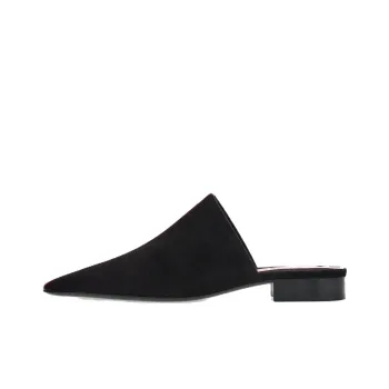 FERRAGAMO Wrap toe Slippers 2cm Women's Black