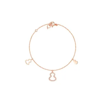 Qeelin Karat Gold Bracelets Unisex Rose Gold
