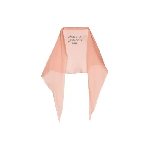 Acne Studios Logo-print Silk Scarf