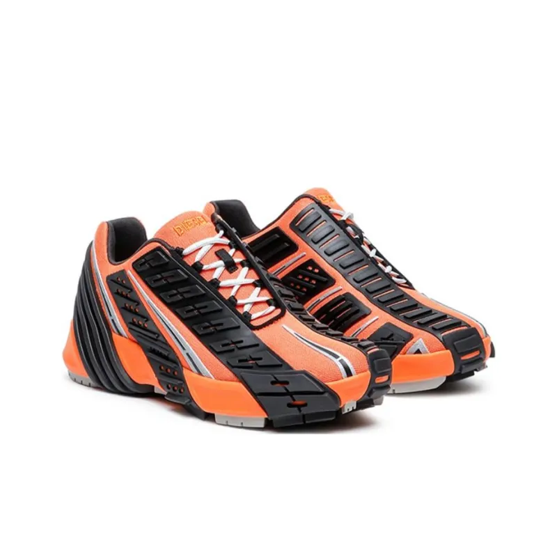 DIESEL Low Top Casual Shoes Men's Orange-2