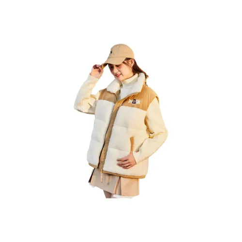 Tonlion Puffer Jackets Women's Crescent White