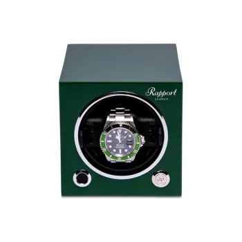 RAPPORT Single Watch Slot Watch Winder Green Unisex