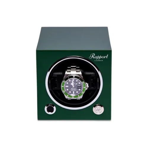 RAPPORT Single Watch Slot Watch Winder Green Unisex