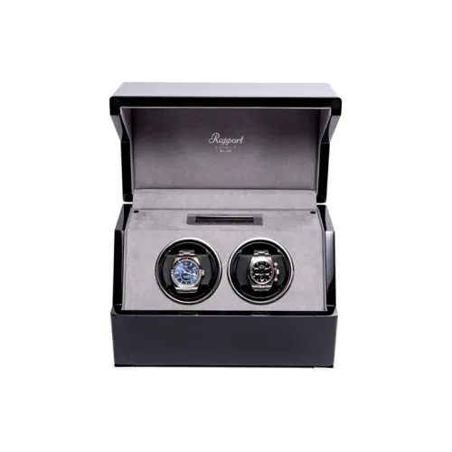 RAPPORT Double Watch Slot Watch Winder Black Unisex W572Rapport