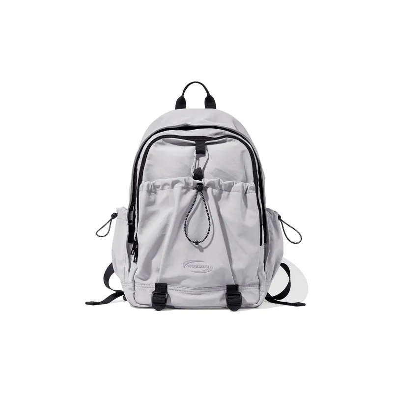 LIVEBOX EN DIRECT Nylon Laptop Bag Backpack Tubas Women's Pink/Ecru-4