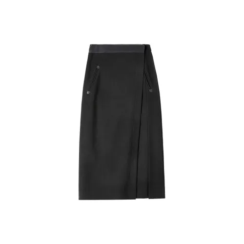 SENTUBILA Casual Long Skirts Women's Black