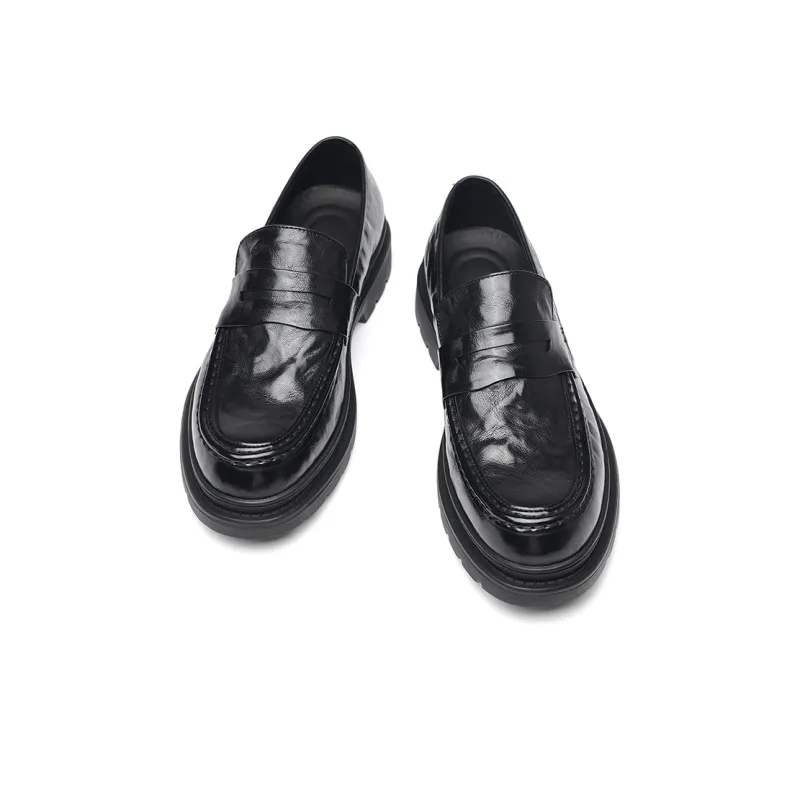 LUOGOKS Casual Shoes Men's Black-3