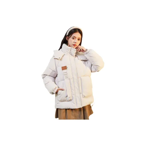 Tonlion Puffer Jackets Women's Off White