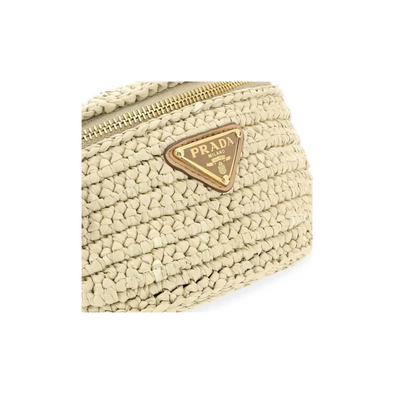 PRADA Viscose Wallet Women's Beige-2
