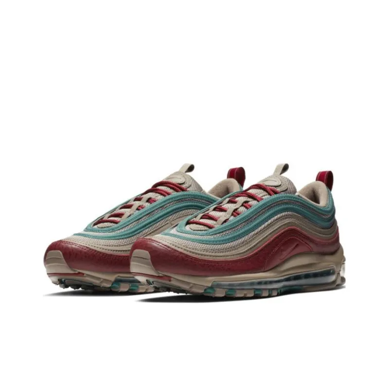 Nike Air Max 97 Light Taupe Geode Teal Team Red-2