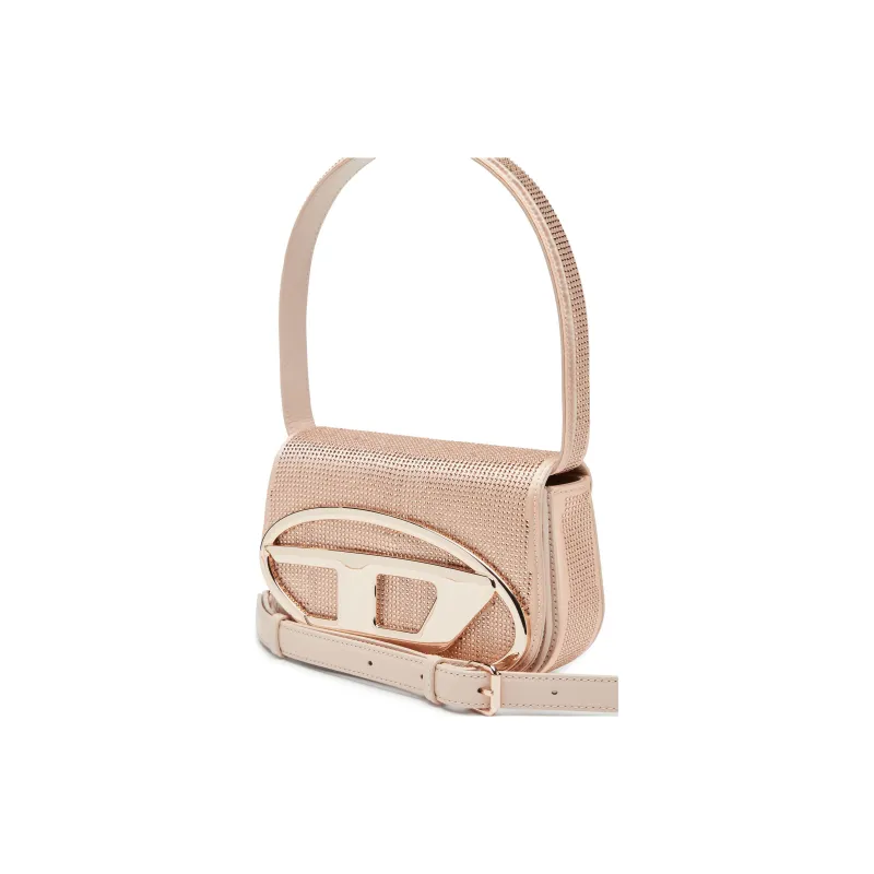 DIESEL With Cow Leather And Polyamide Handbag, Shoulder Bag Women's Pink-3