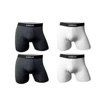 Airbum Underwear Boxer Shorts Men's 4 Pack