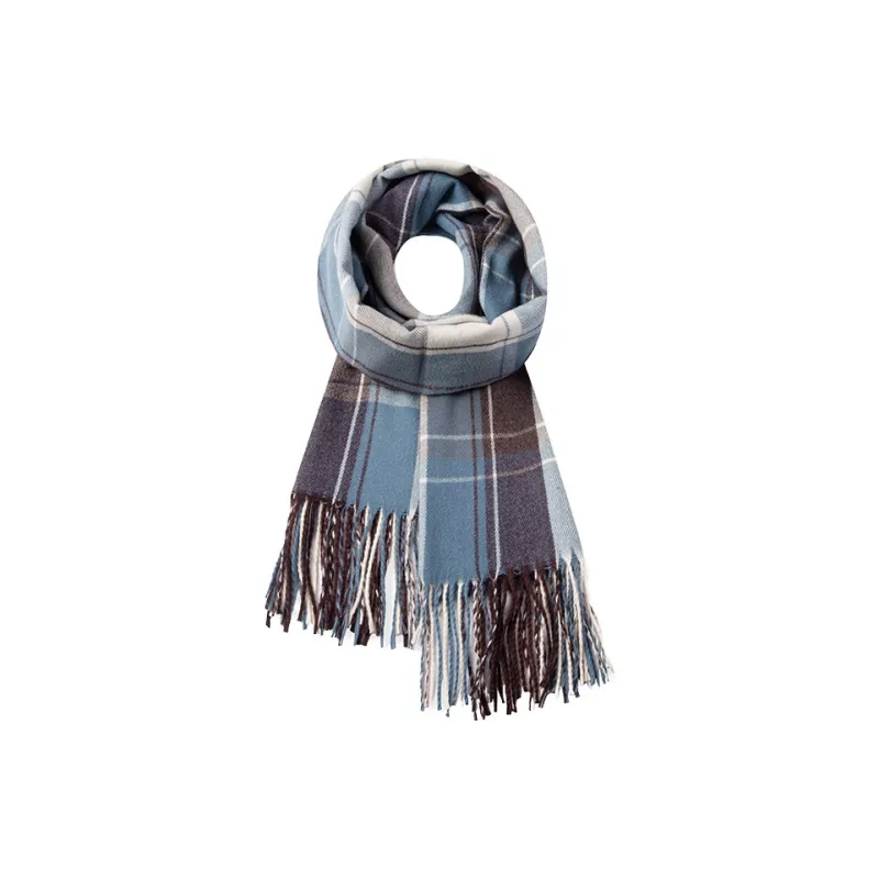 XUANTANG Faux Cashmere Knit Scarves Unisex-2